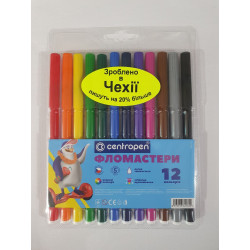 Чеські маркери Centropen (12 кольорів)